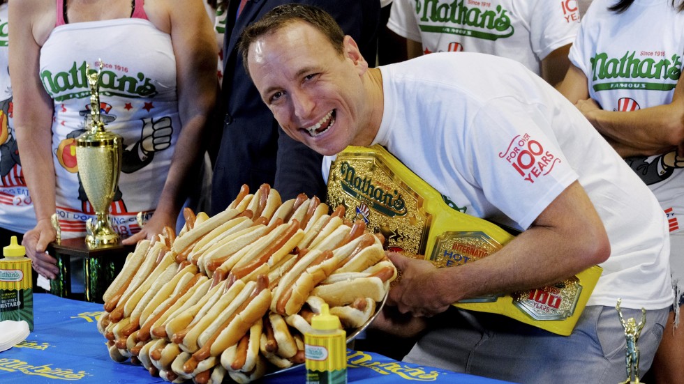 Resultat d'imatges de HOT DOG FEVER Joey Chesnut