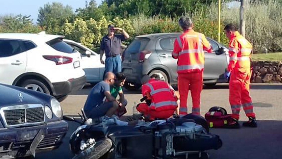 Video shows actor George Clooney being hurled in air during motorbike