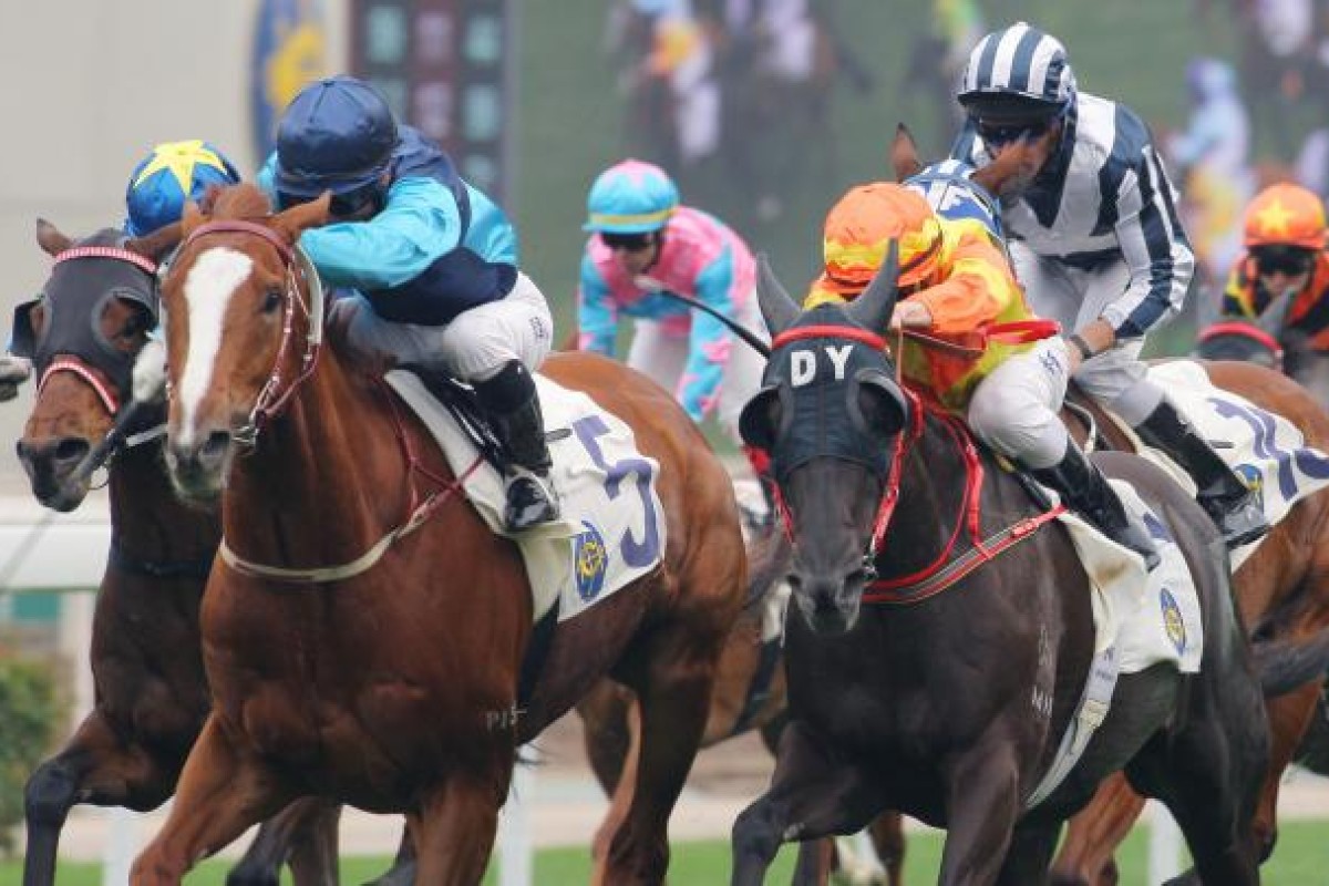 Sunny Ying (Weichong Marwing) shows he has settled in well in his new surroundings with a quality win over Real Generous in race eight. Photo: Kenneth Chan