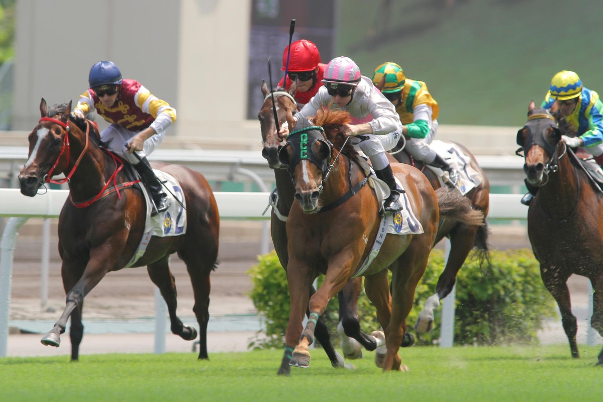 Cerise Cherry goes one better in the HKSAR Chief Executive's Cup. Photo: Kenneth Chan