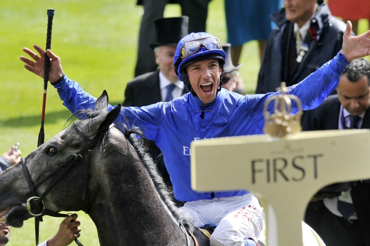 Frankie Dettori is to miss the rest of the season after breaking his ankle. Photo: AP 