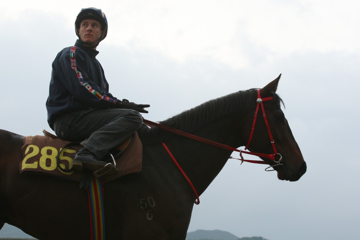 Zac Purton takes Little Bridge for a gallop in November, 2012. Photos: Kenneth Chan