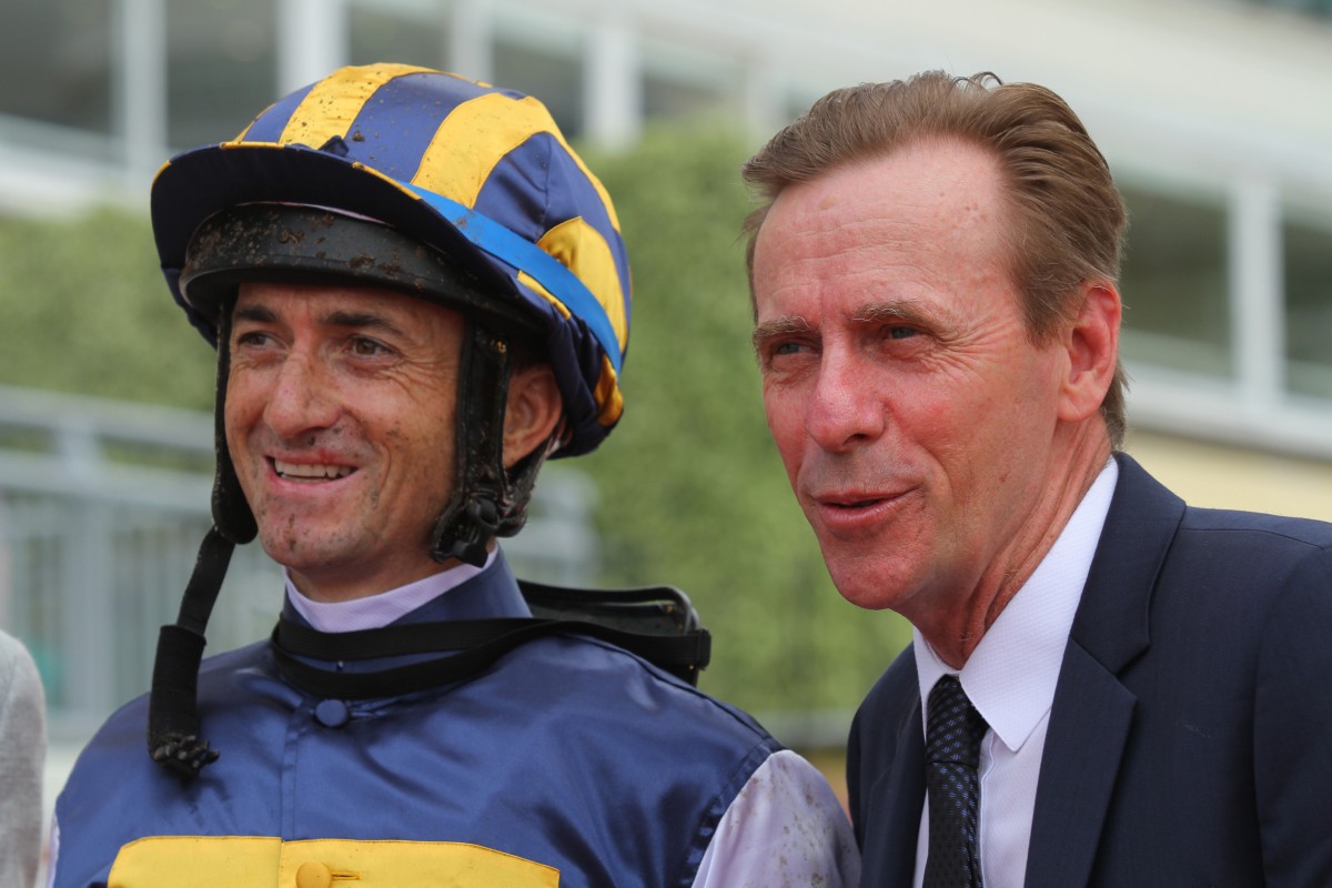 The old Dream Team - Douglas Whyte and John Size - will need all of their experience to help Do You Get It jump cleanly when he makes it to the races. Photos: Kenneth Chan