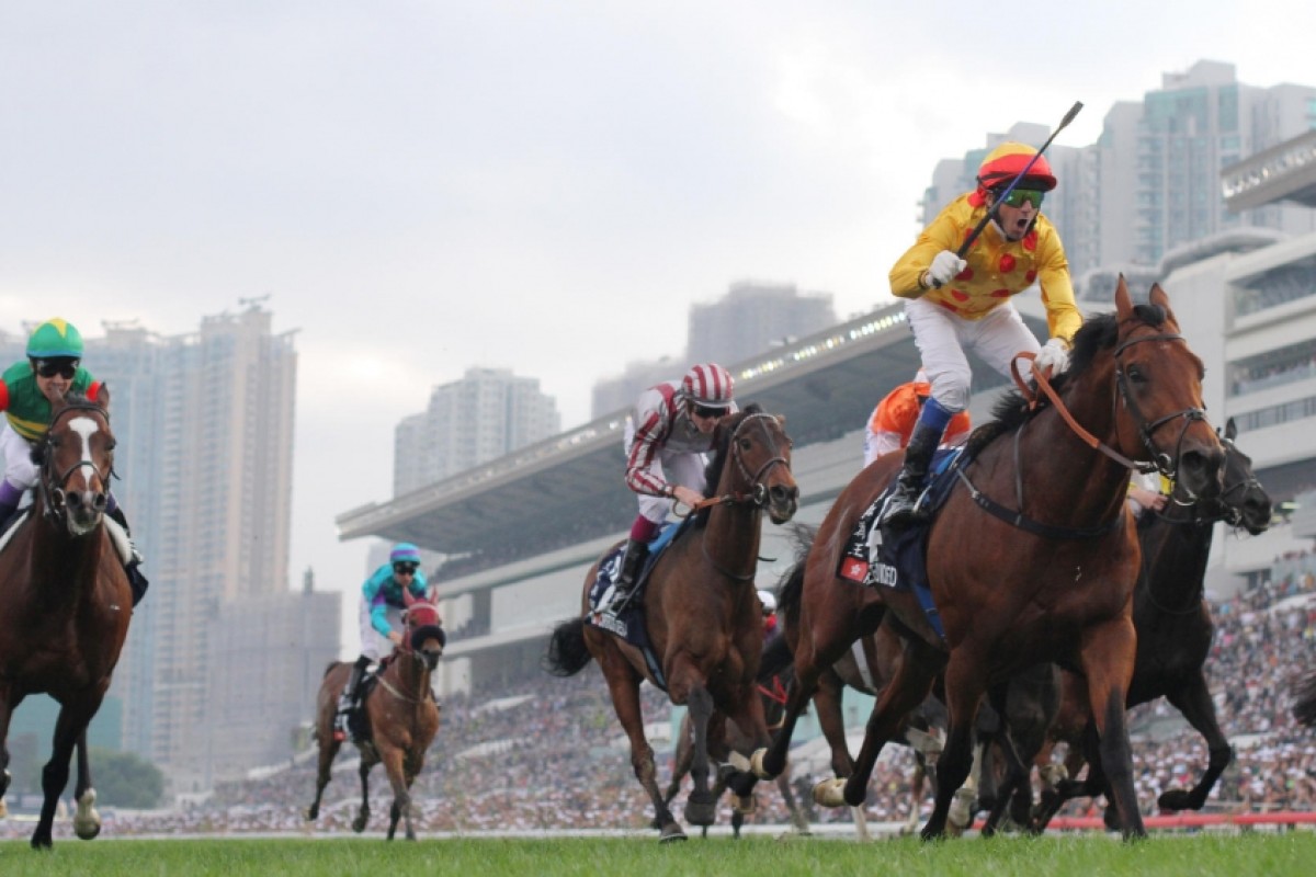 The Longines Hong Kong Cup, won last year by Akeed Mofeed,  will be worth HK$25 million this year. Photo: Kenneth Chan