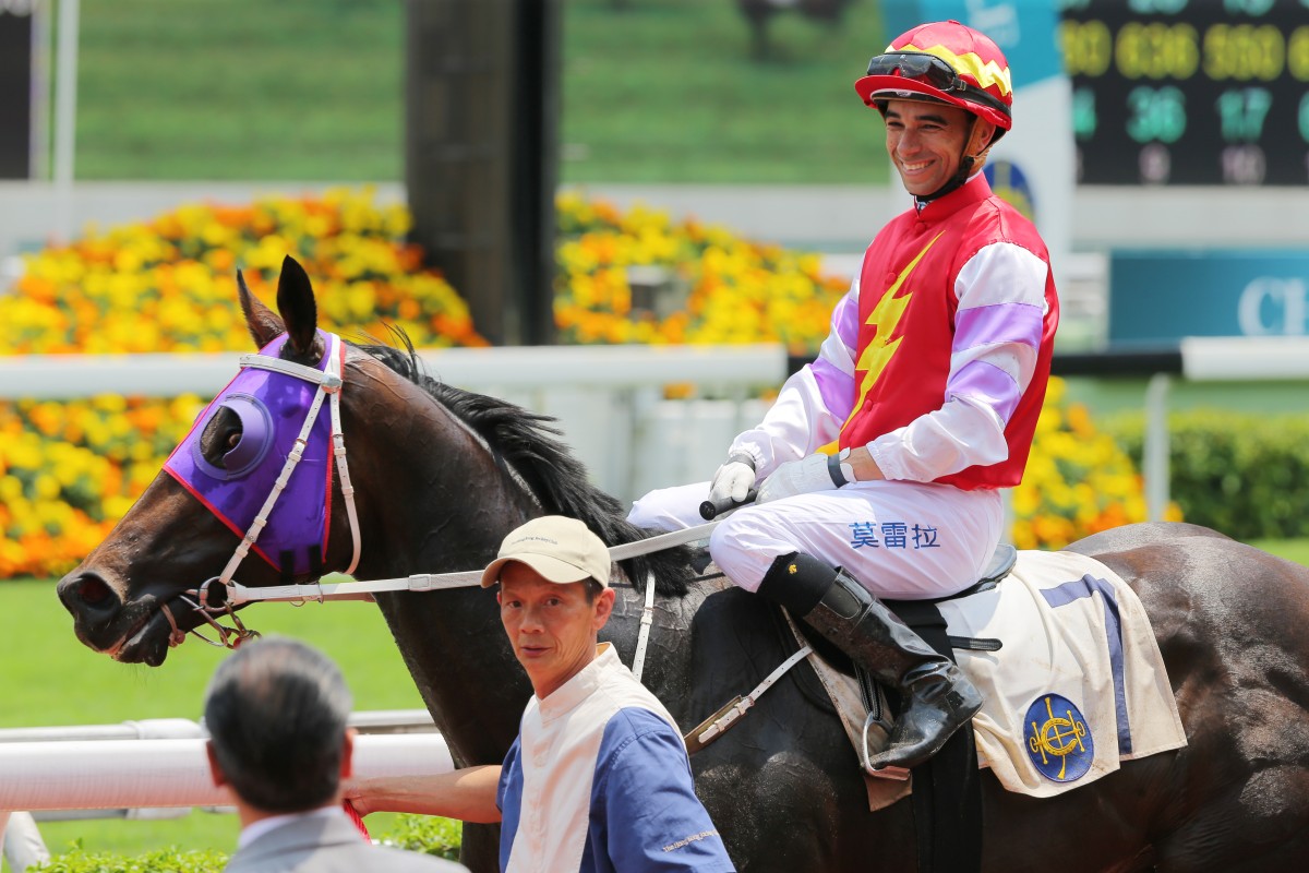 The Brazilian jockey got on the board with Class Five galloper Fantasticlife.