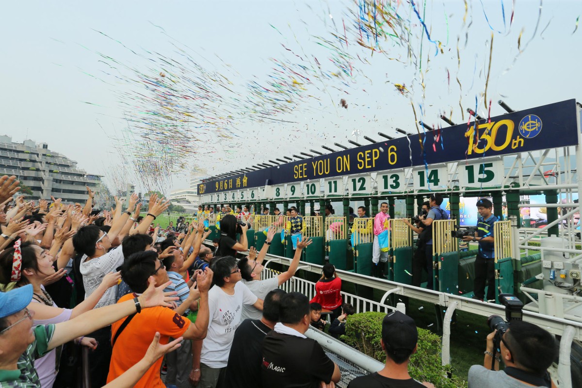 Jockeys receive a rousing fanfare at Sha Tin. Photos: Kenneth Chan