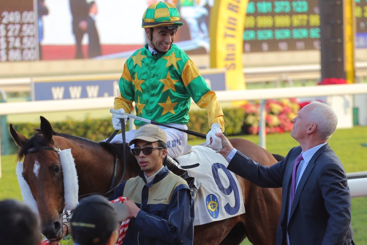 Joao Moreira is taking all before him, but it now has the Jockey Club looking at other options as turnover drops amid his dominance. Photo: Kenneth Chan