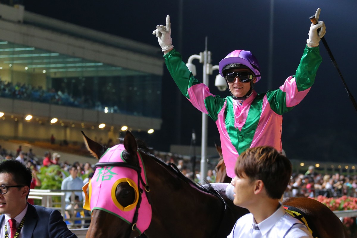 Aerovelocity, ridden by Zac Purton, won the Krisflyer International Sprint last May, which previously counted in the Global Sprint Challenge. Photos: Kenneth Chan
