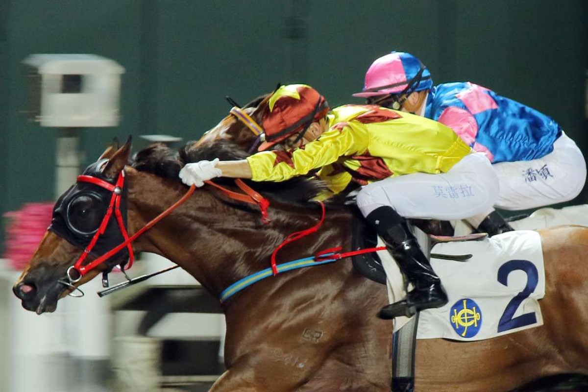 Sichuan Vigour and Perpetual Treasure raced clear of their rivals in the mixed band Class Two. Photo: Kenneth Chan