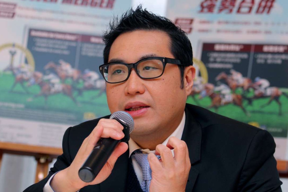 Jockey Club executive director of customer and marketing Richard Cheung announced that the Racing.com telecast would continue until at least the end of the season. Photo: Kenneth Chan