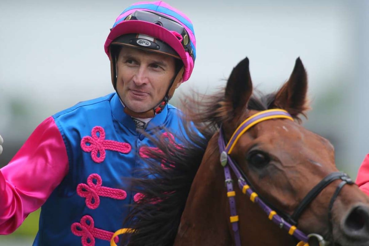 Opie Bosson gives the thumbs up after his first winner of the season. Photos: Kenneth Chan