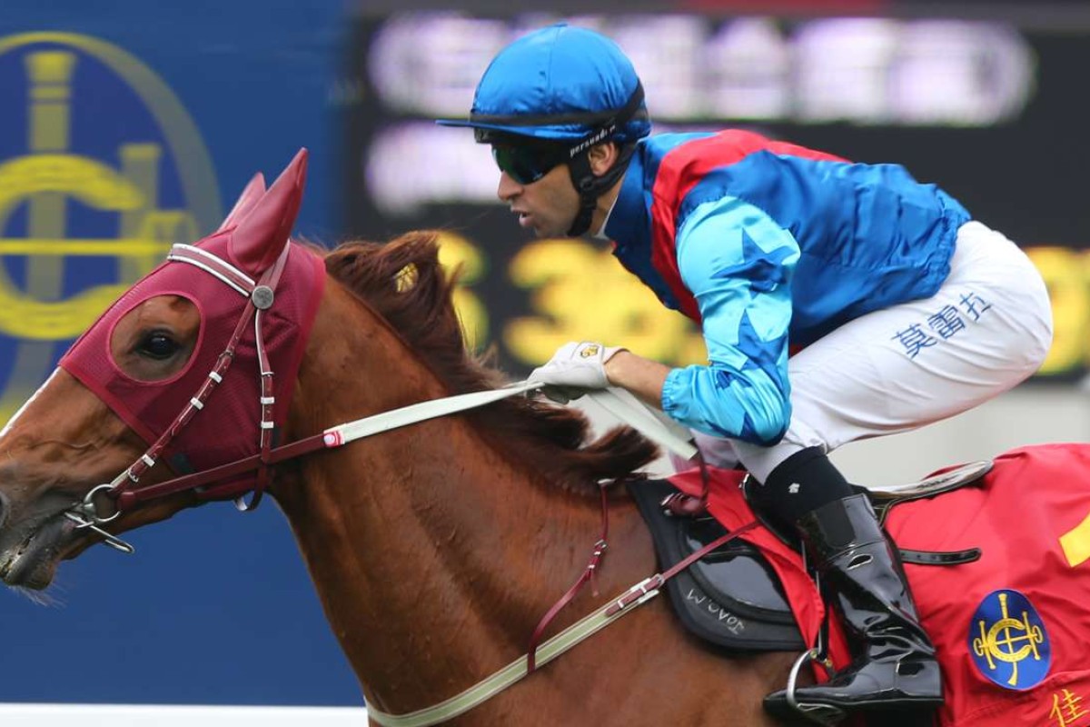 Joao Moreira and Rapper Dragon. Photo: Kenneth Chan