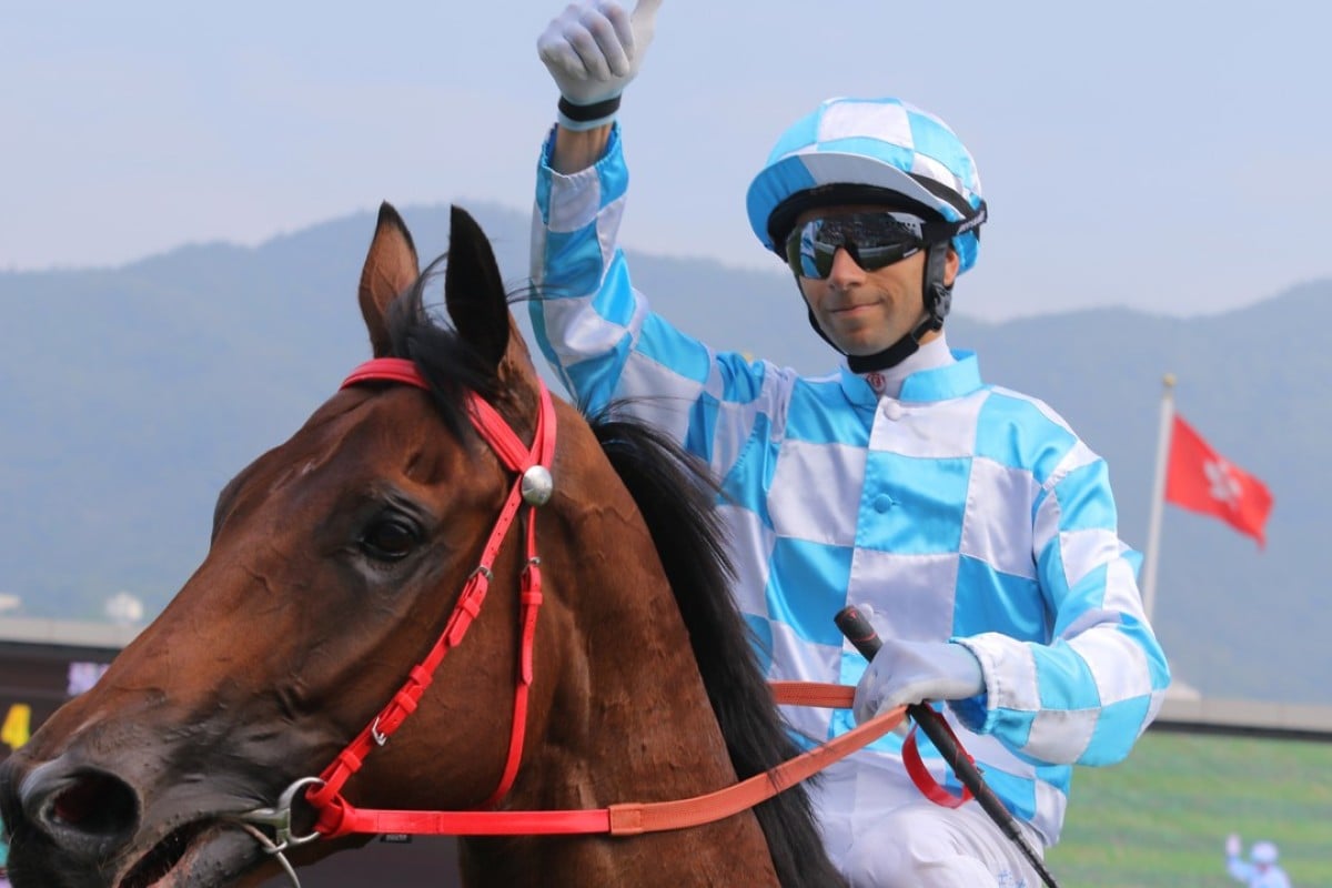 Joao Moreira has been ruled out of the Melbourne Cup after an earlier fall. Photos: Kenneth Chan