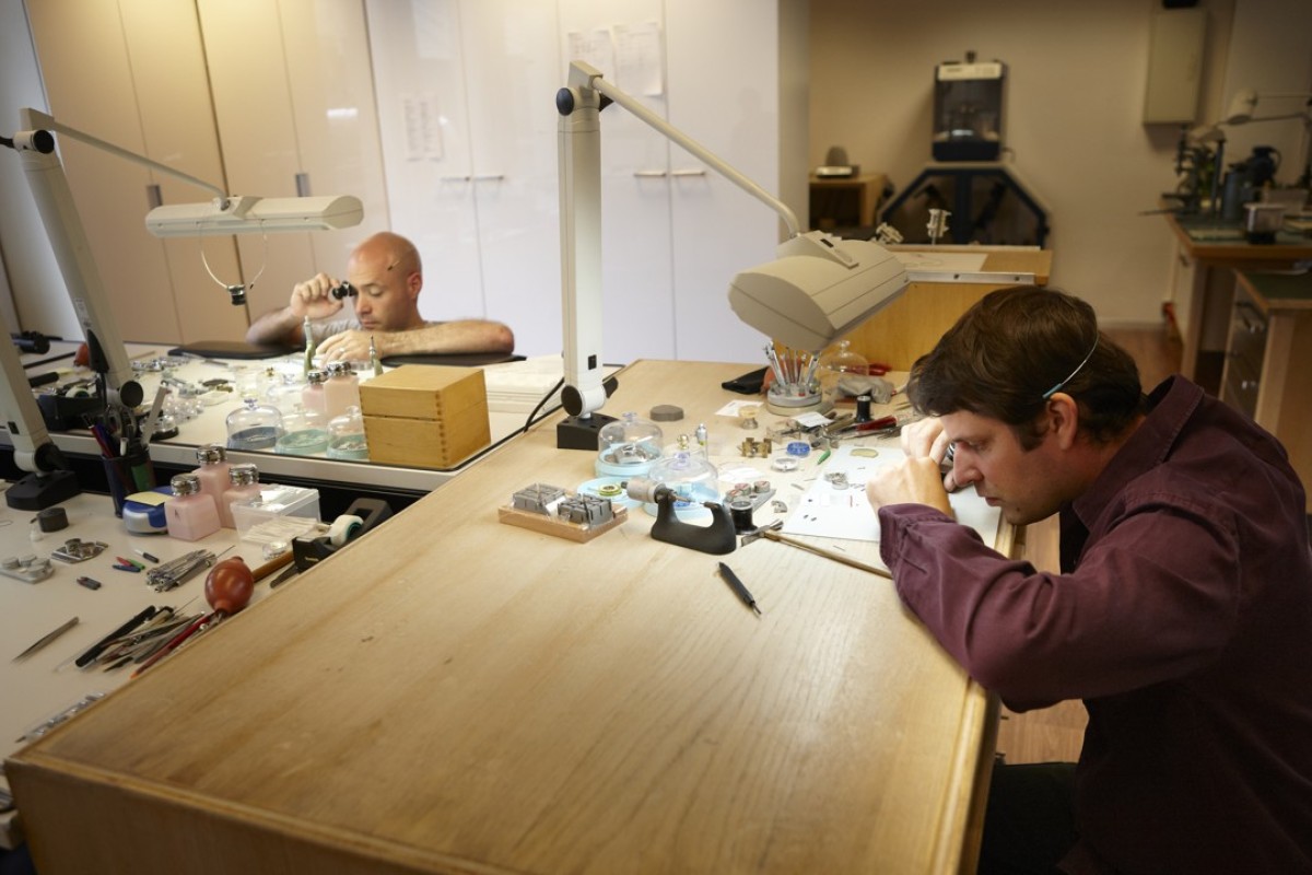 Felix Baumgartner is the master watchmaker and co-founder of Urwerk.