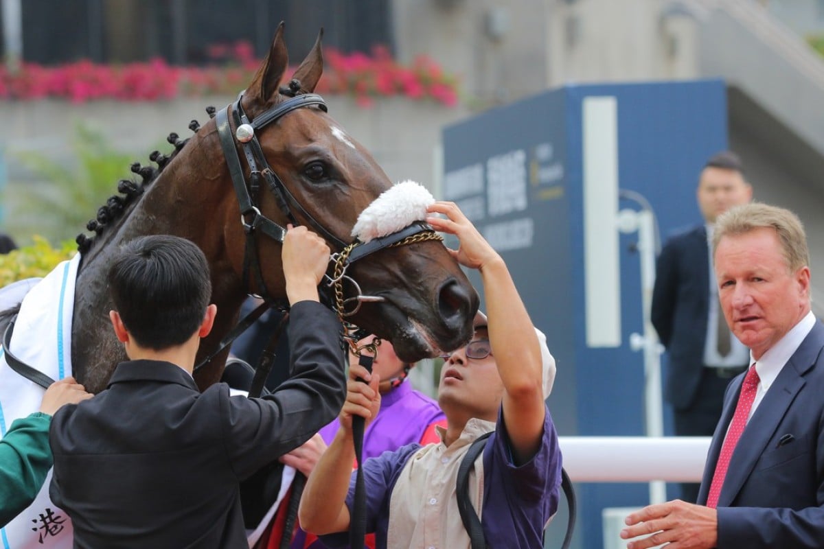 Singapore Sling and Tony Millard after the Classic Cup win. Photos: Kenneth Chan