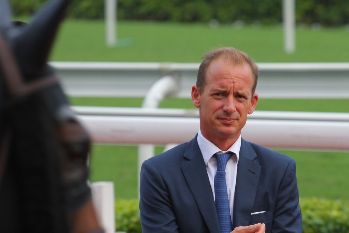 Richard Gibson looks over Rattan after one of his wins. Photos: Kenneth Chan