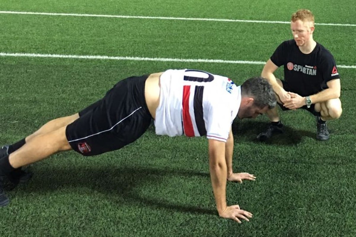 Get in shape for the Spartan Race how to improve burpee technique and core strength Outdoor