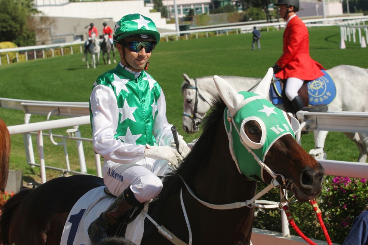 Joao Moreira returns on Pakistan Star after winning the 2016 Griffin Trophy. Photos: Kenneth Chan.