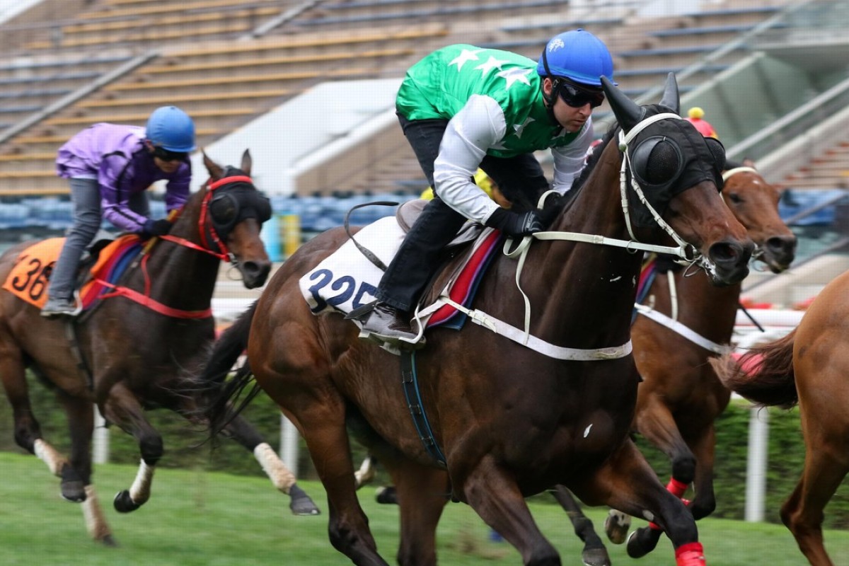 Pakistan Star (Tommy Berry) completes his trial at Sha Tin on Friday. Photos: Kenneth Chan