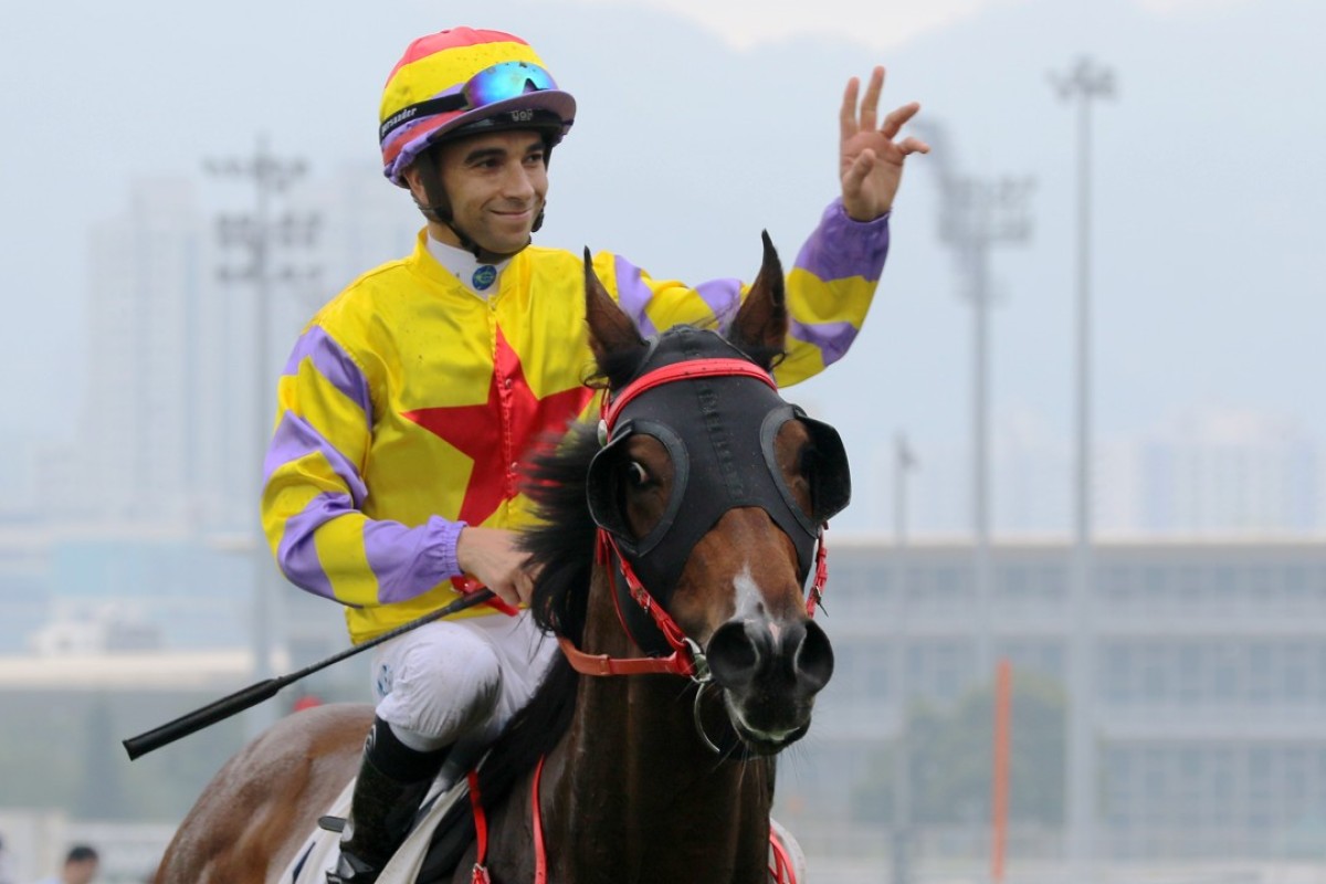 Joao Moreira and Ping Hai Star. Photos: Kenneth Chan