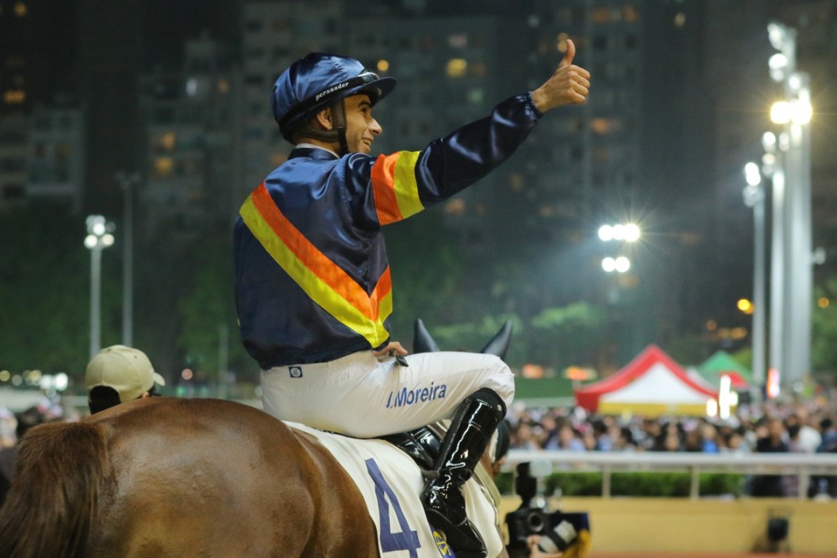 Joao Moreira will leave Hong Kong race at the end of the season to begin a new career in Japan. Photos: Kenneth Chan