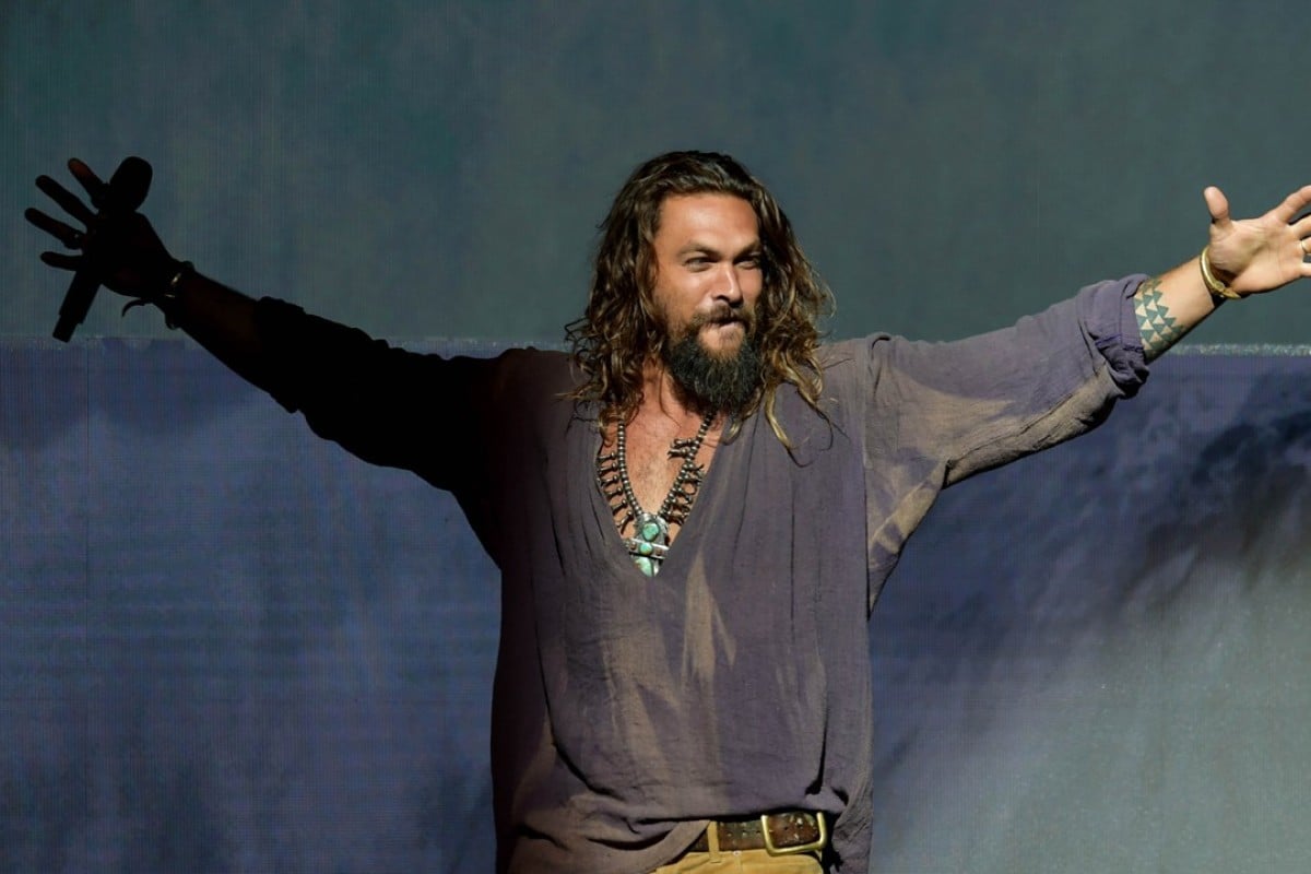 Jason Momoa Speaks During Comic Con International 2018 In San Diego California On July Jason Momoa Speaks During Comic Con International 2018 In San Diego California On July