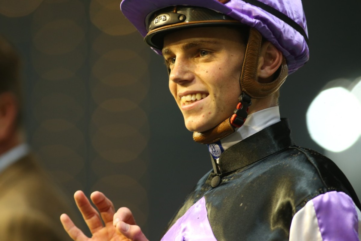 Callan Murray says he’s chuffed to be back riding in Hong Kong. Photos: Kenneth Chan