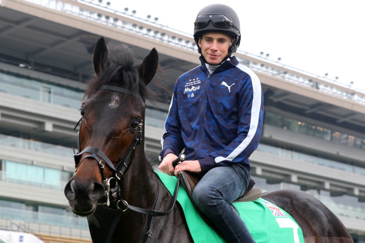 Ryan Moore rides Mirage Dancer at Sha Tin on Thursday morning. Photo: Kenneth Chan