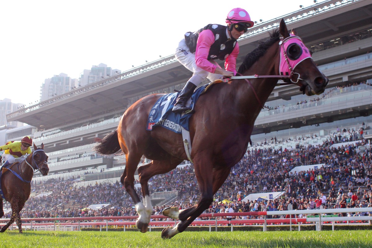 Beauty Generation is chasing a sixth Group One win in the Queen’s Silver Jubilee Cup. Photos: Kenneth Chan