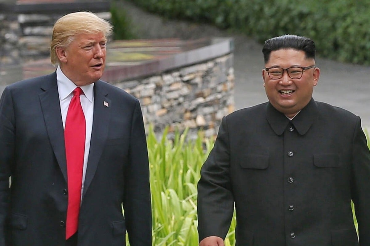 Donald Trump and Kim Jong-un are set to meet in Hanoi on February 27. Image: EPA/SCMP