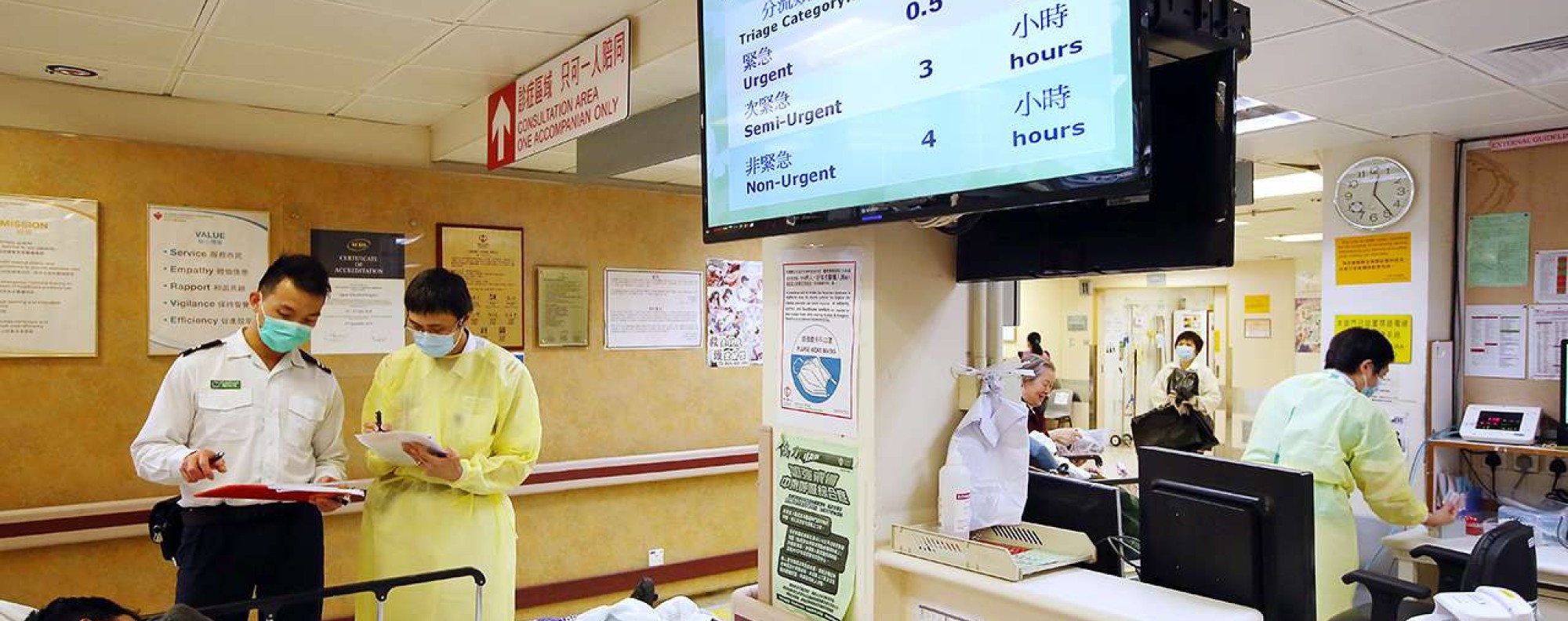 Hong Kong government tells patients to use private doctors while 