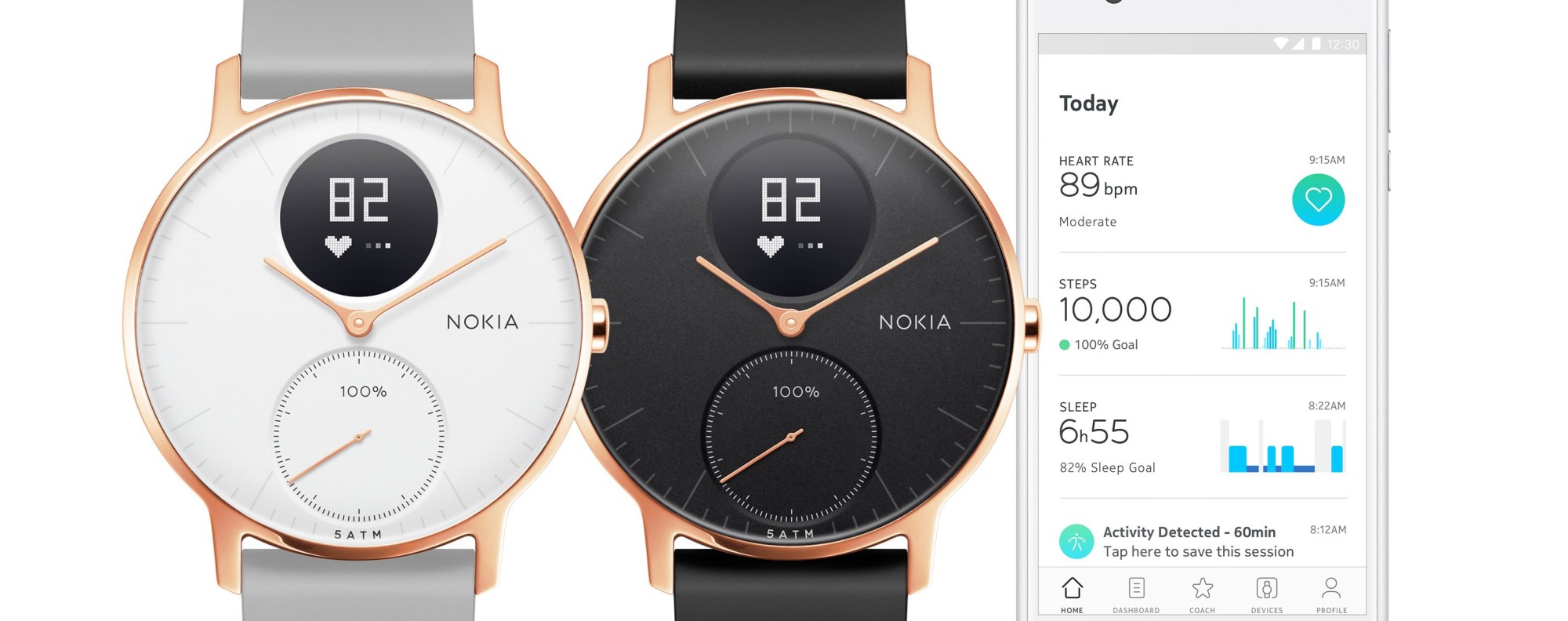 nokia heart rate and activity watch