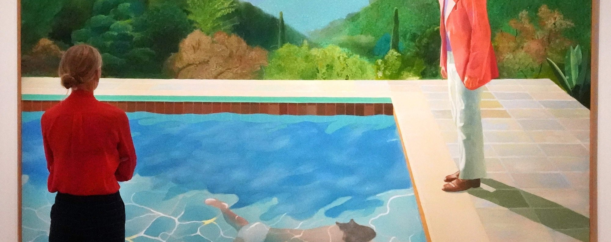 David hockney portrait of hot sale an artist