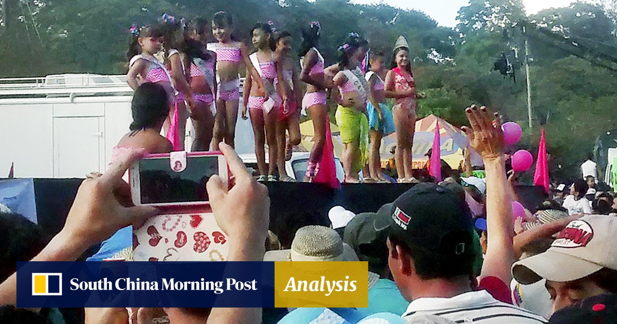 Disgust at 'Little Miss Thong' swimsuit pageant for eight-year-old girls