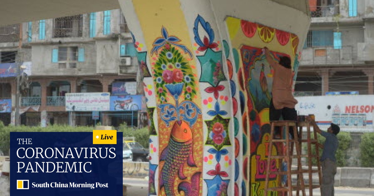 Reclaiming Karachi Artists Transform City Walls By Painting Over Years Of Hate Graffiti South China Morning Post