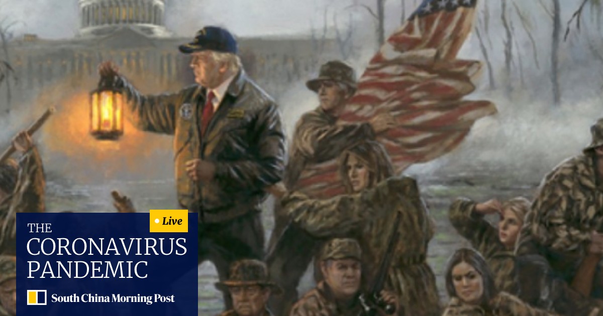 Painting Of Donald Trump Crossing The Swamp Makes A Splash On