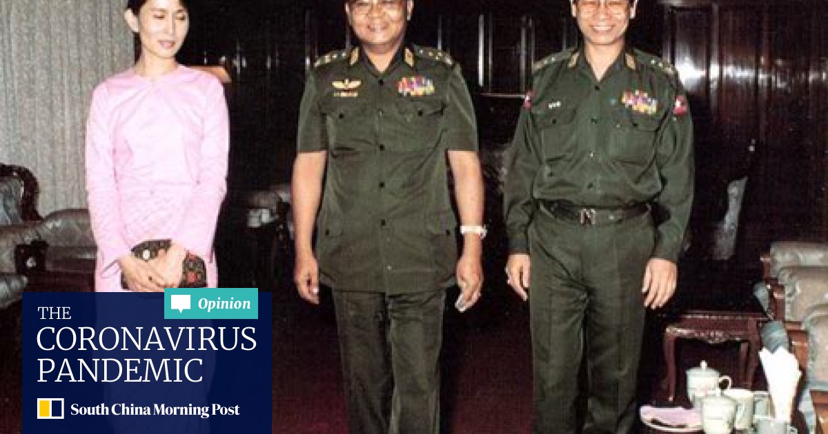How Times Have Changed Myanmar S Ex Dictator Than Shwe Who Kept Suu Kyi Under House Arrest Endorses Her As Future Leader South China Morning Post