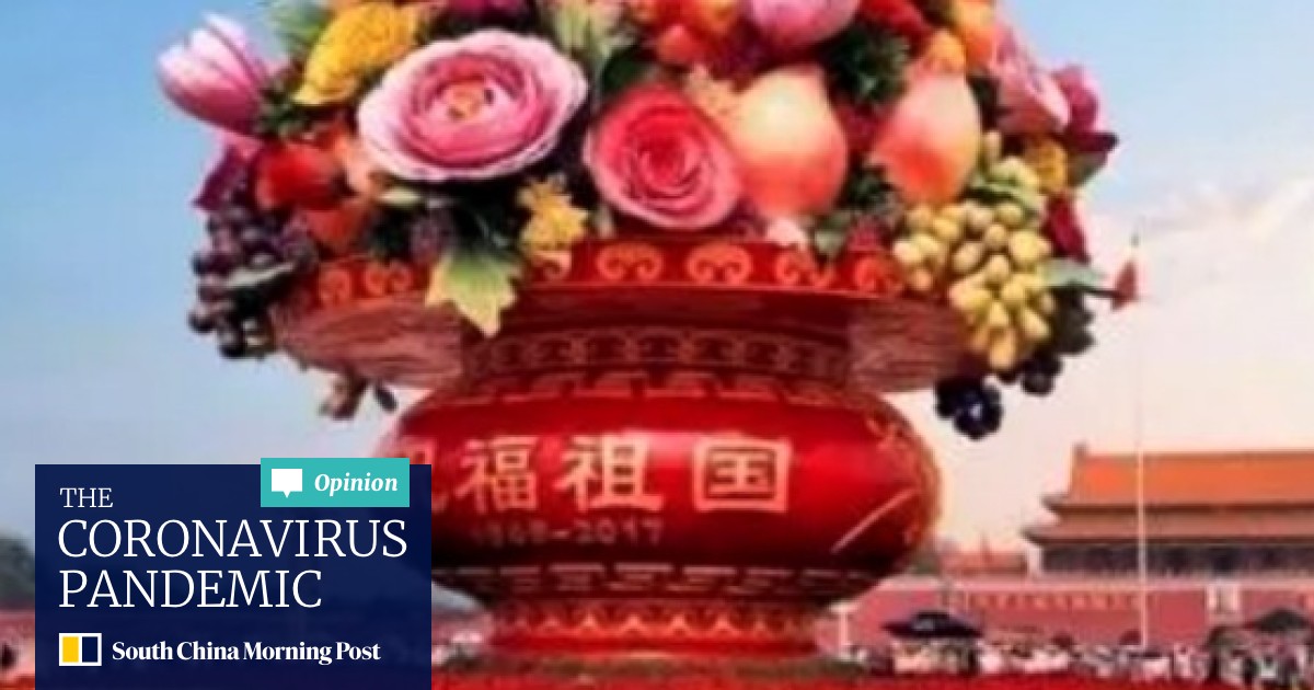 China S National Day Holiday Gets Under Way With Huge Basket Of Flowers In Tiananmen Square South China Morning Post
