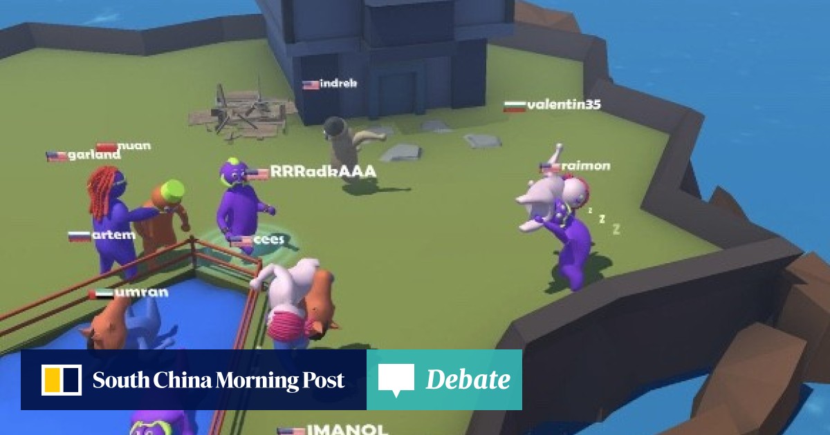 A Wacky Video Game About Throwing People Off The Roof Is A Hit In China Thanks To Viral Videos On Douyin South China Morning Post - debating center roblox