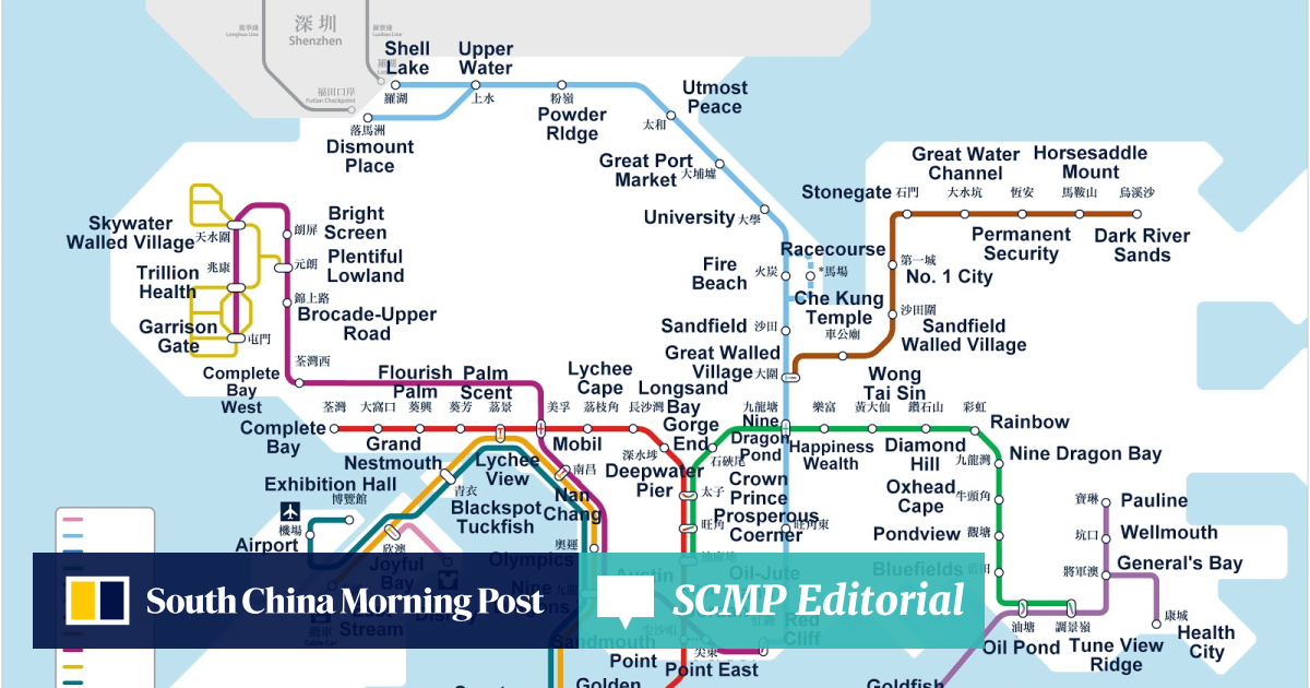 From Nine Dragons To Fire Beach Creator Of Alternative Mtr Map - from nine dragons to fire beach creator of alternative mtr map seeks translation help south china morning post