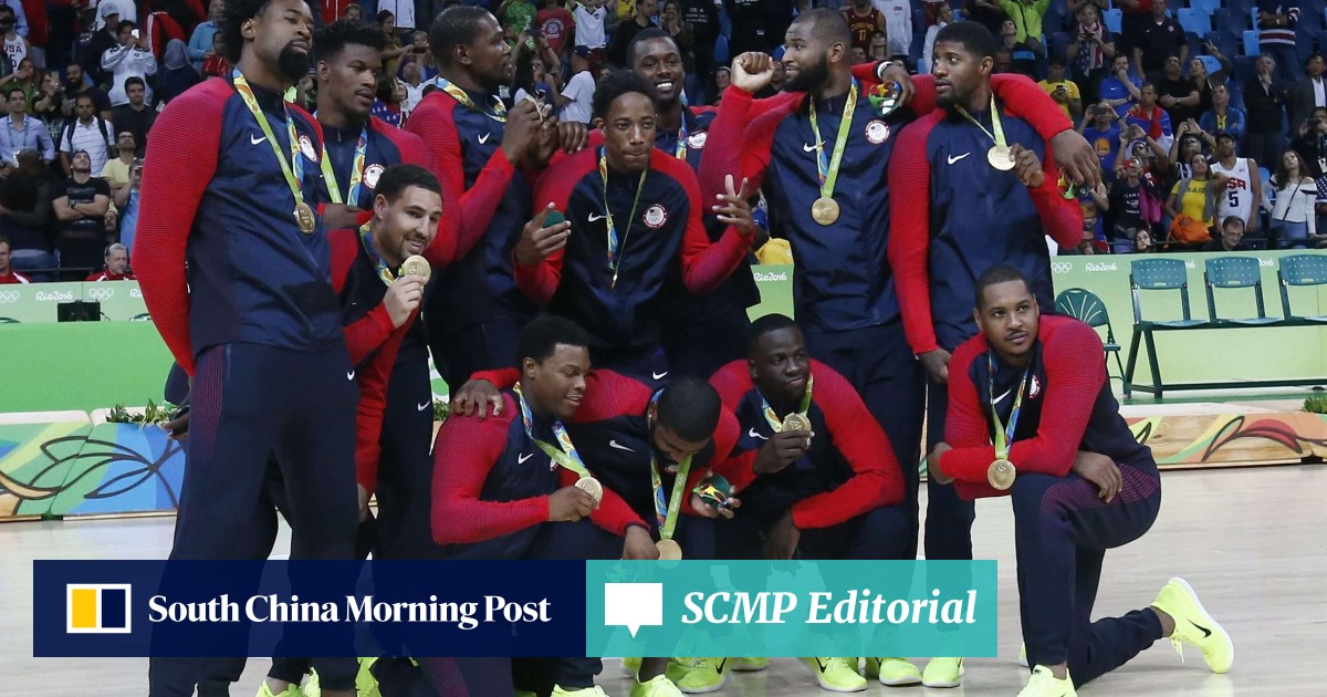 Never In Doubt Team Usa Make Statement In Men S Basketball Gold Medal Thrashing Of Serbia South China Morning Post Never In Doubt Team Usa Make Statement In Men S Basketball Gold Medal Thrashing Of Serbia South China Morning Post