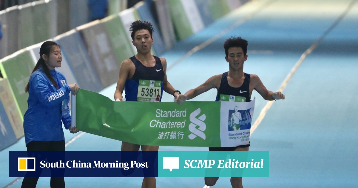 As Easy As 1 2 3 Chinese Runners Fill The Podium For Both - 