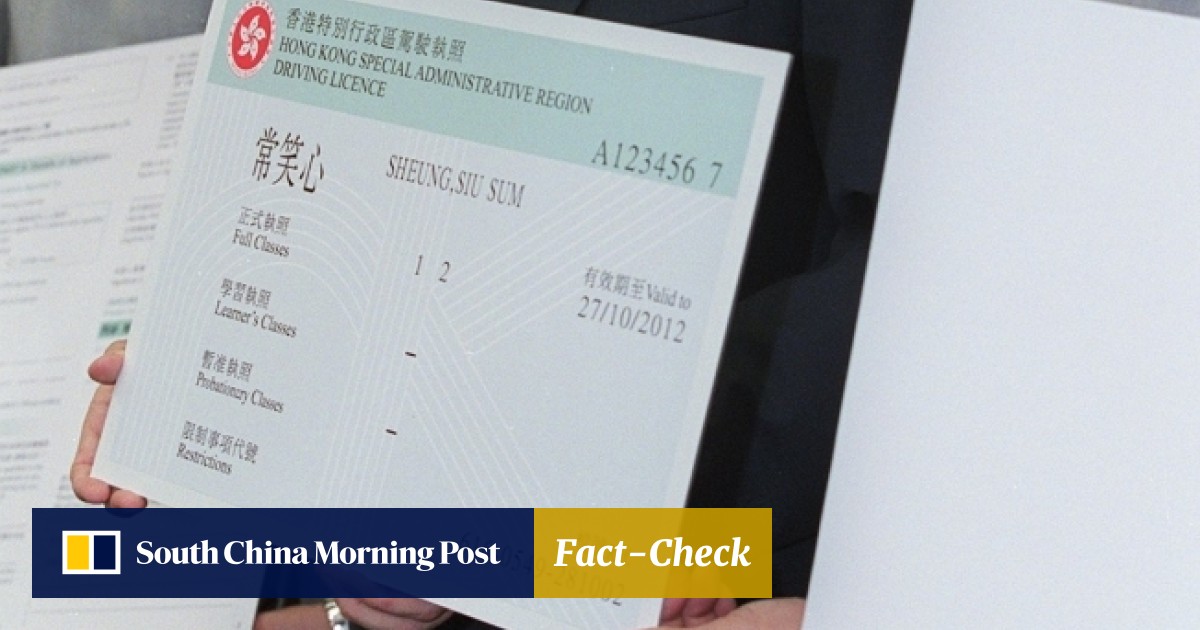 driving licence check