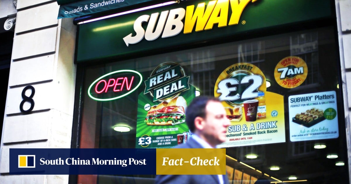 Subway Says Its China And Hong Kong Sandwiches Do Not Contain Controversial Chemical Used In Shoes South China Morning Post