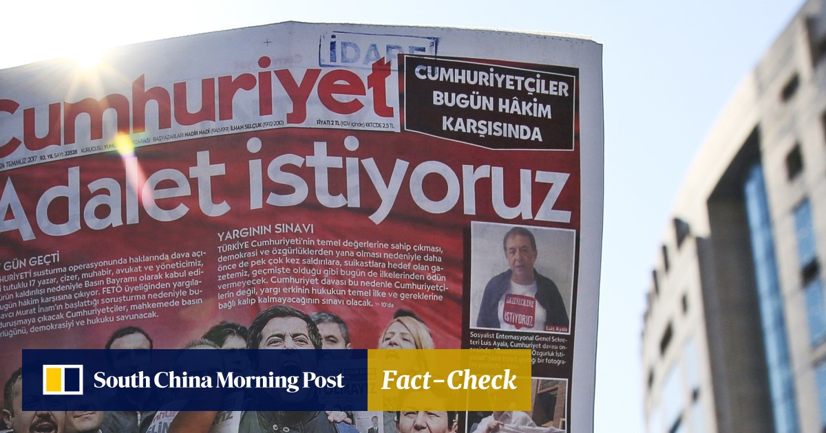 Turkish Court Upholds Prison Terms For Staff Of Opposition Newspaper Cumhuriyet South China Morning Post