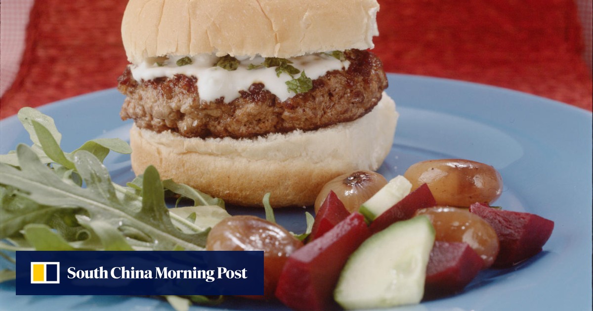 Quick recipe for lamb burger with mint yogurt South China Morning Post