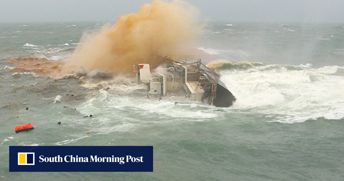 Typhoon Utor sinks cargo ship off Hong Kong South China Morning Post
