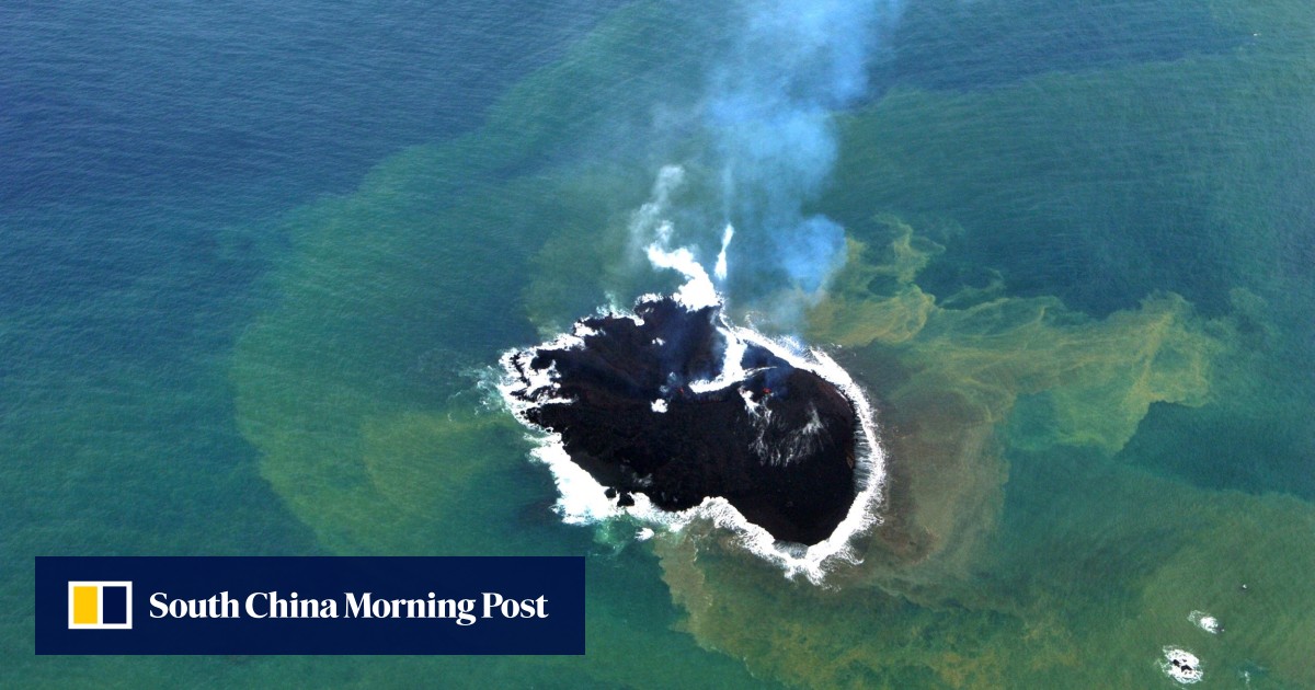 It's on the grid Japan’s new island still growing and won't disappear