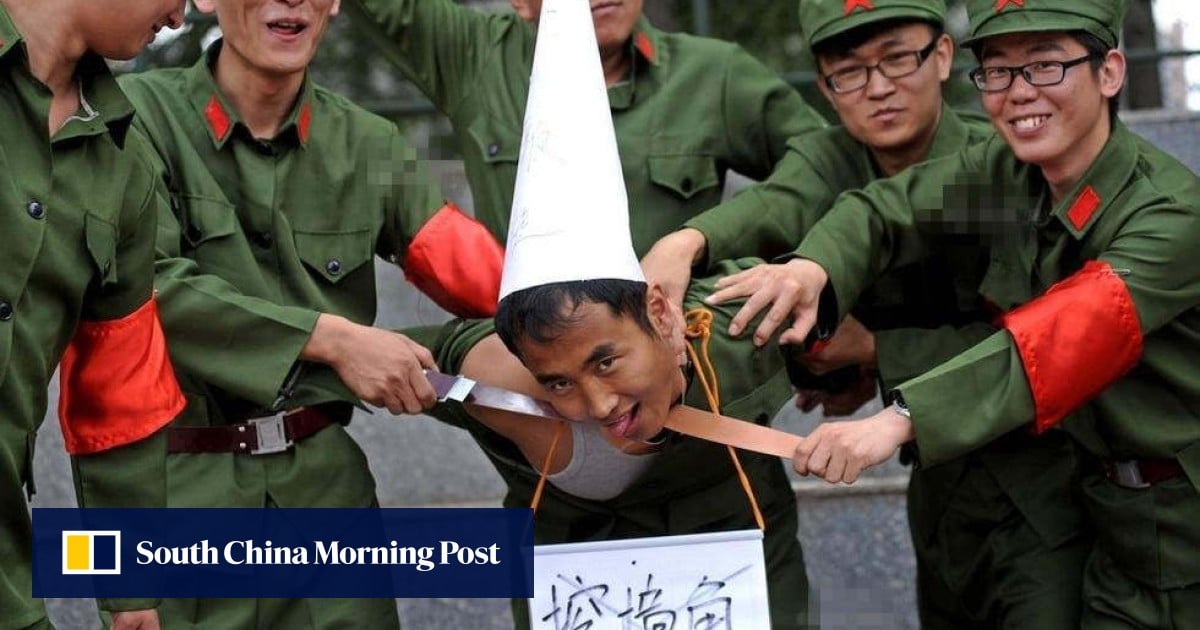 Outcry as Chinese students recreate Red Guard persecution for yearbook