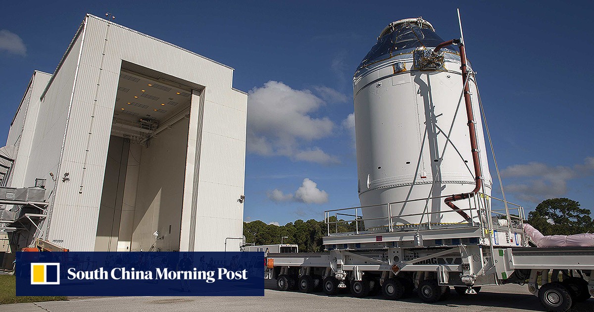 Nasa spacecraft, designed to take man to Mars, rolled out ahead of
